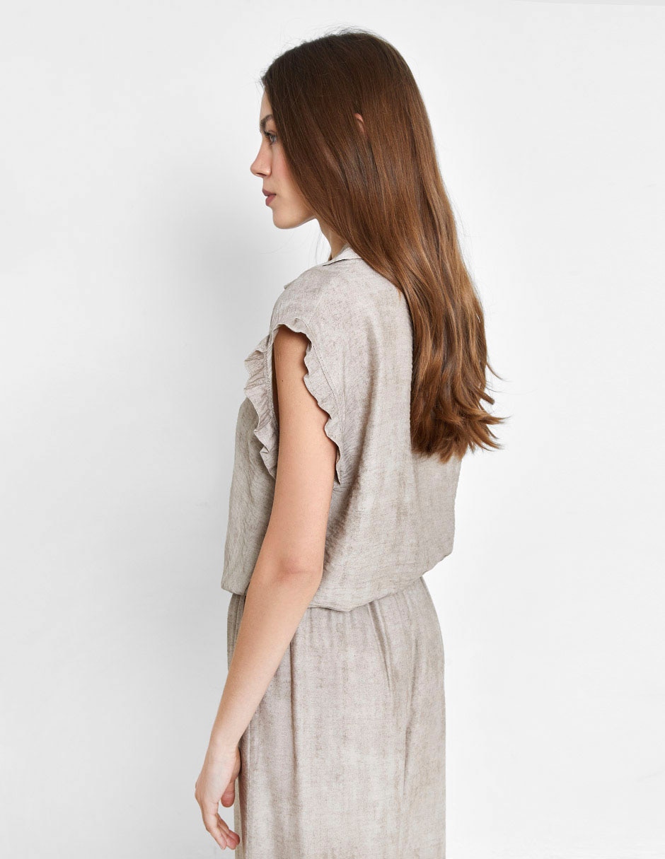Blusa manga corta para mujer 2