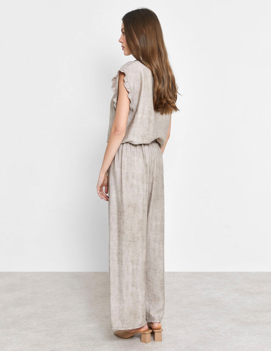 Pantalón relaxed amplio para mujer 2