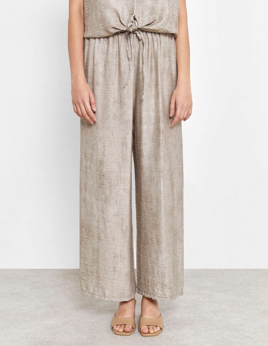 Pantalón relaxed amplio para mujer 4