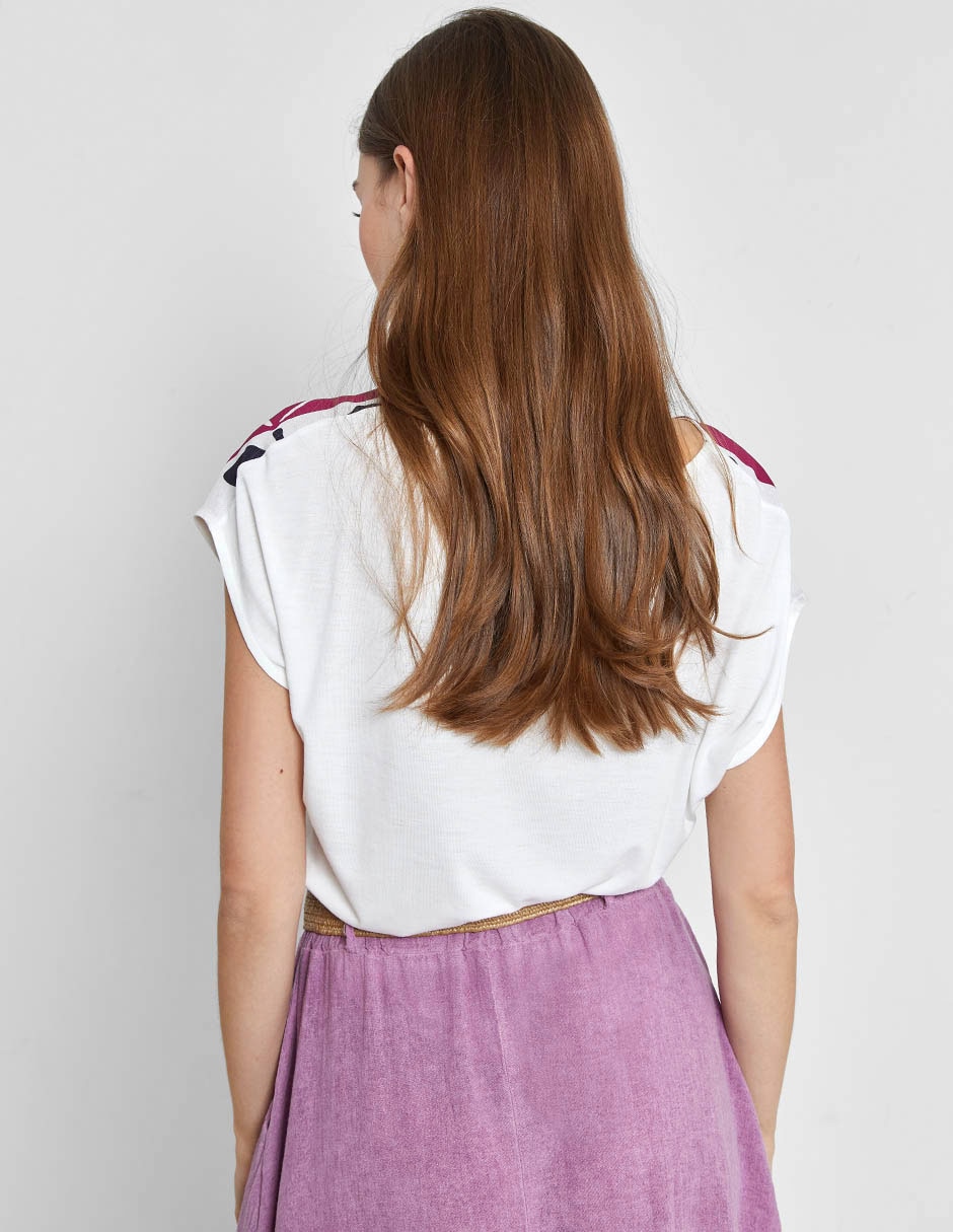 Blusa manga corta para mujer 2