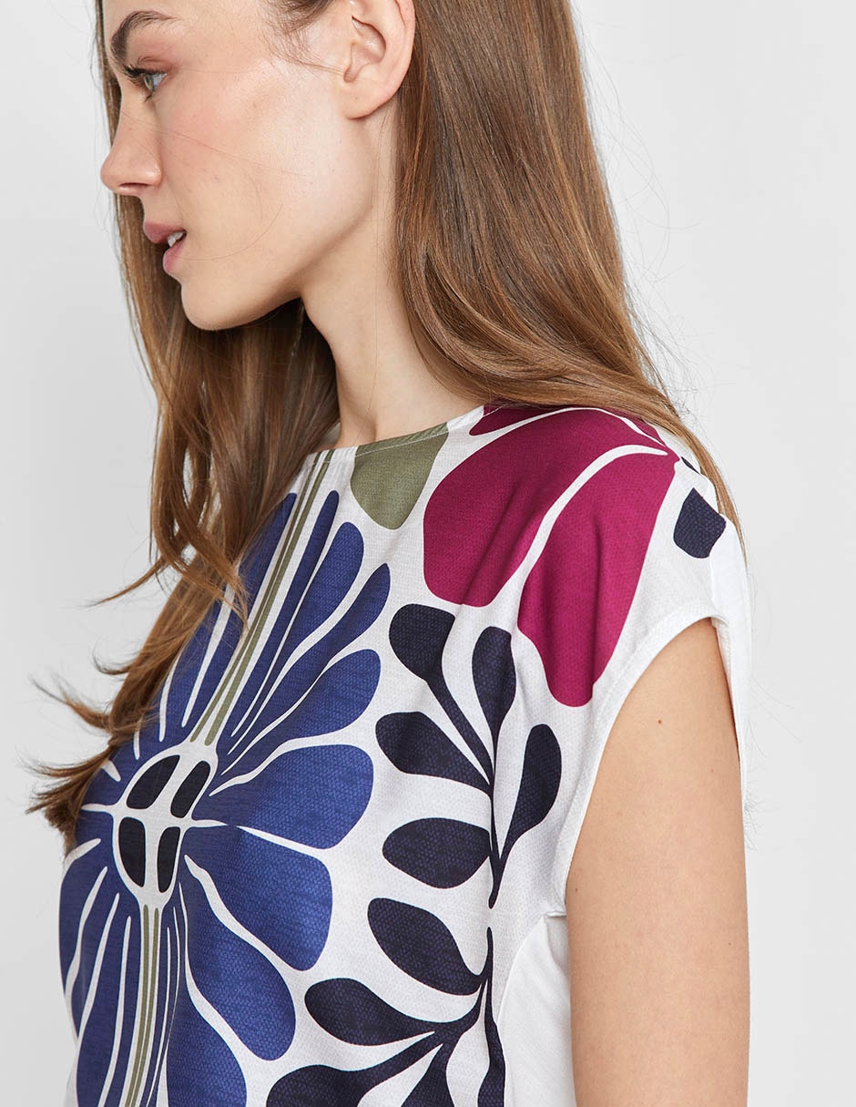 Blusa manga corta para mujer 5