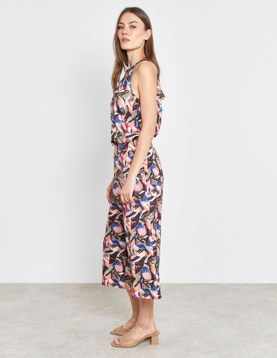 Pantalón capri amplio para mujer 2