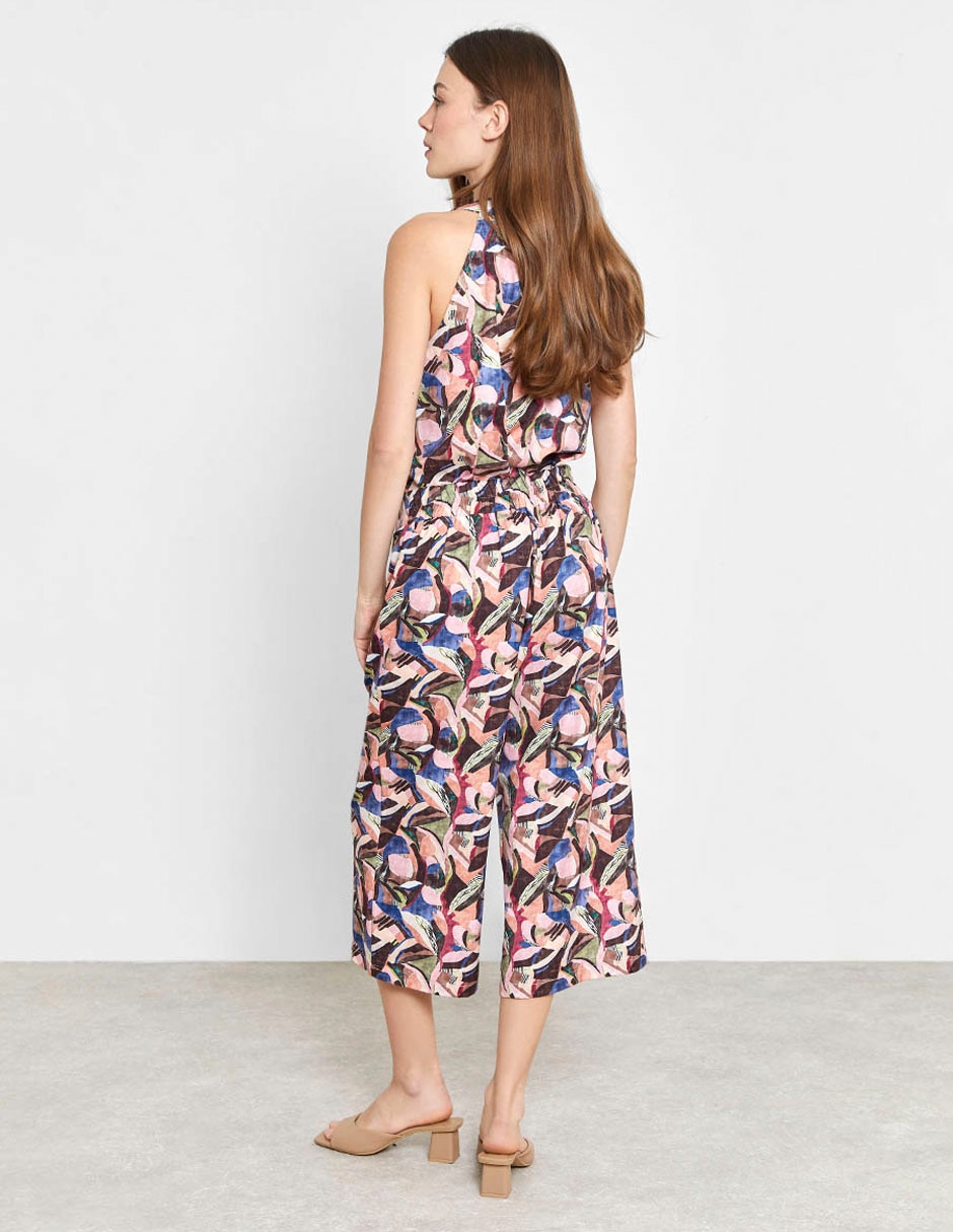 Pantalón capri amplio para mujer 3
