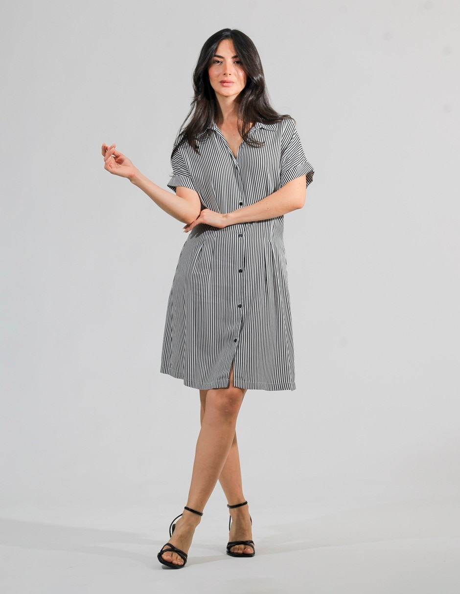 Vestido a la rodilla casual para mujer