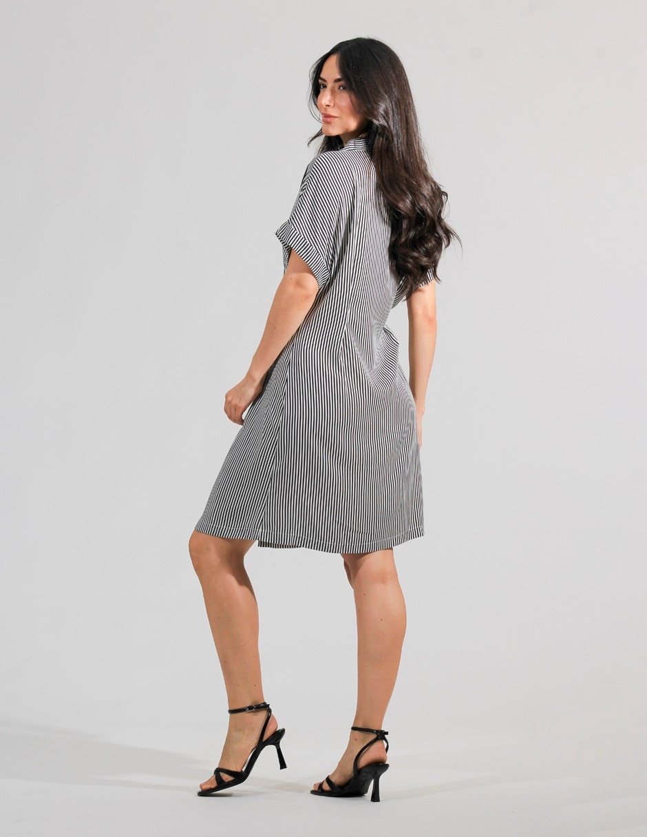 Vestido a la rodilla casual para mujer 4