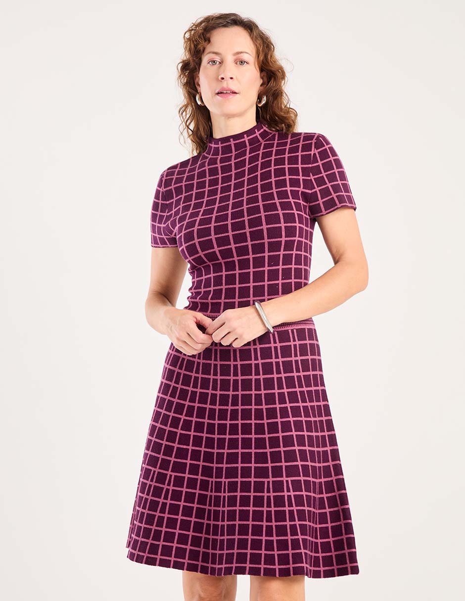 Vestido 3/4 casual Romantic Purple para mujer Vestido 3/4 casual Romantic Purple para mujer