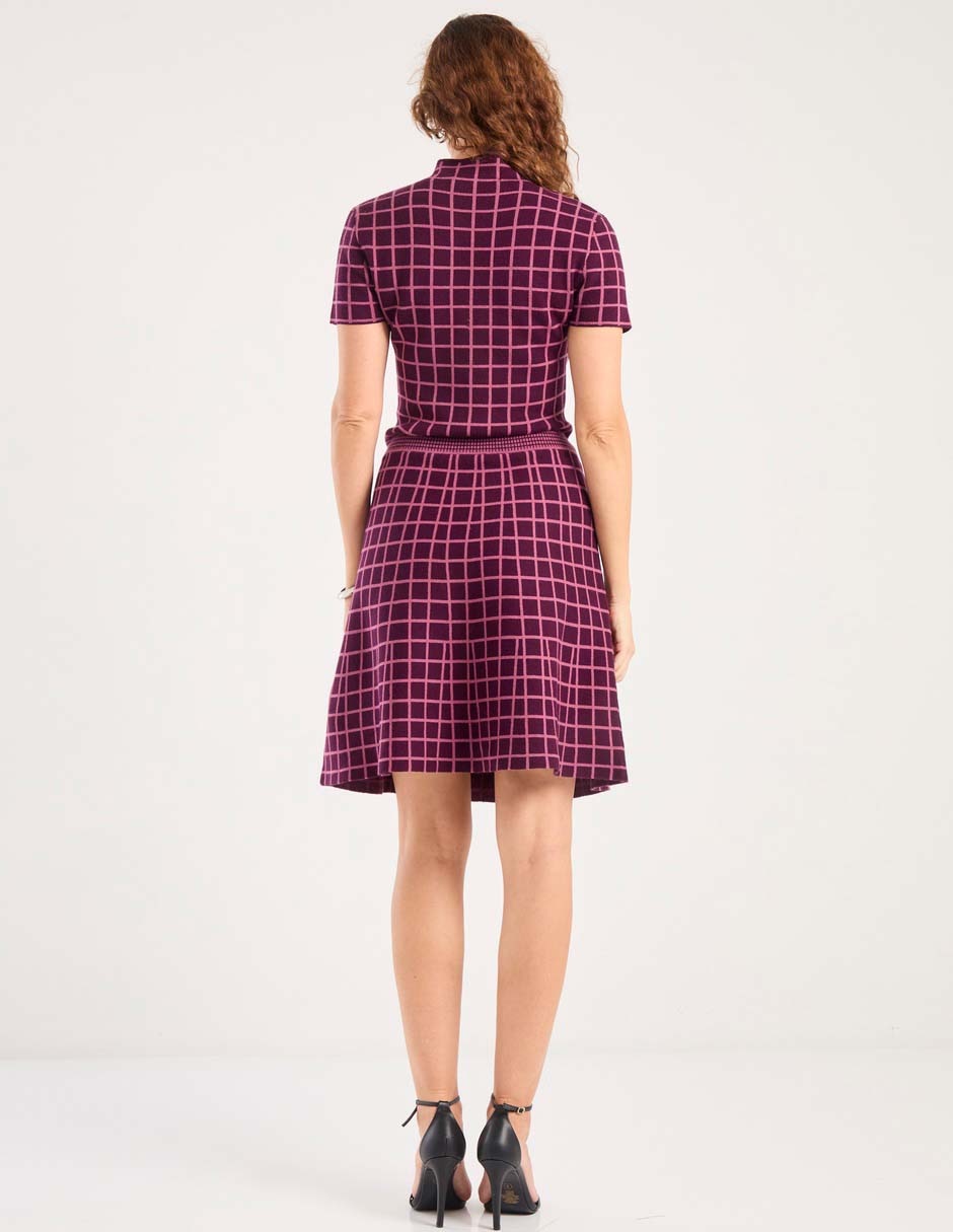 Vestido 3/4 casual Romantic Purple para mujer 2