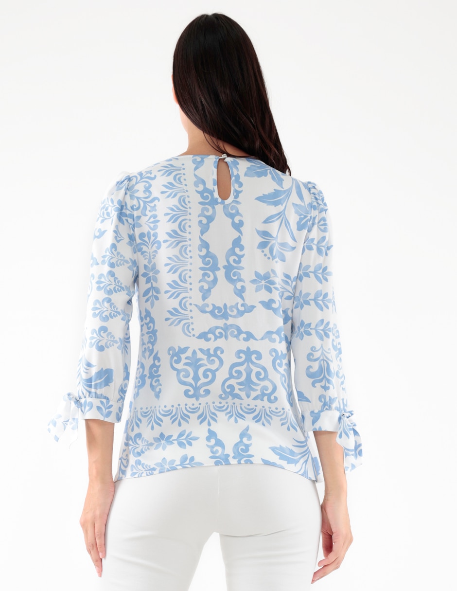 Blusa manga 3/4 para mujer 2