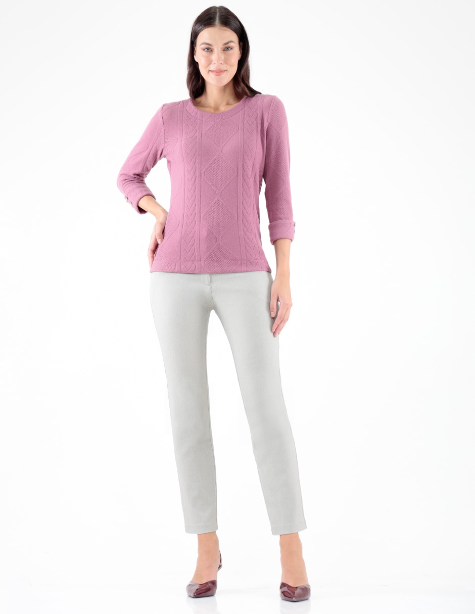 Blusa manga larga para mujer 3