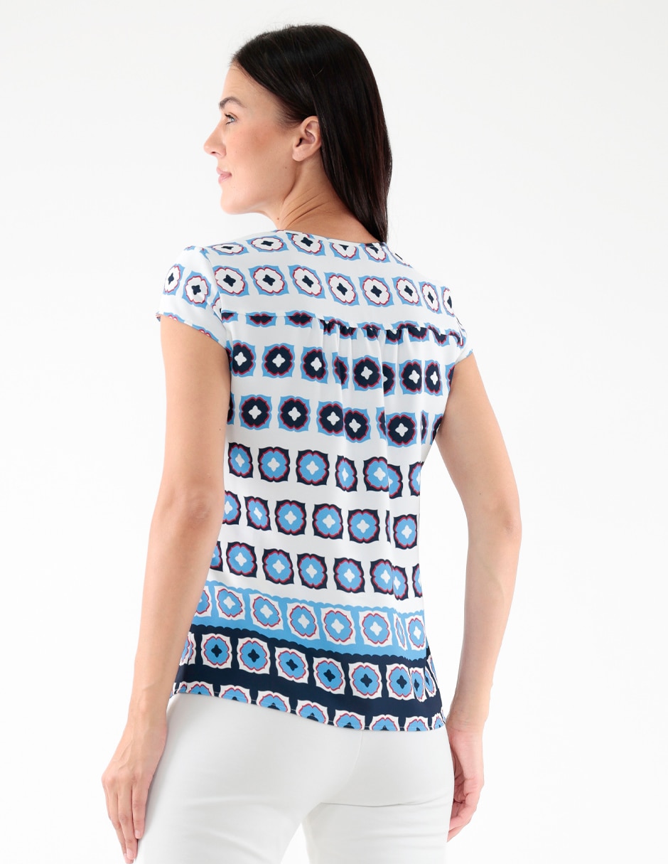Blusa manga corta para mujer 2
