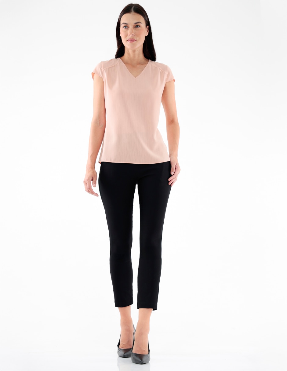 Blusa manga corta para mujer 3