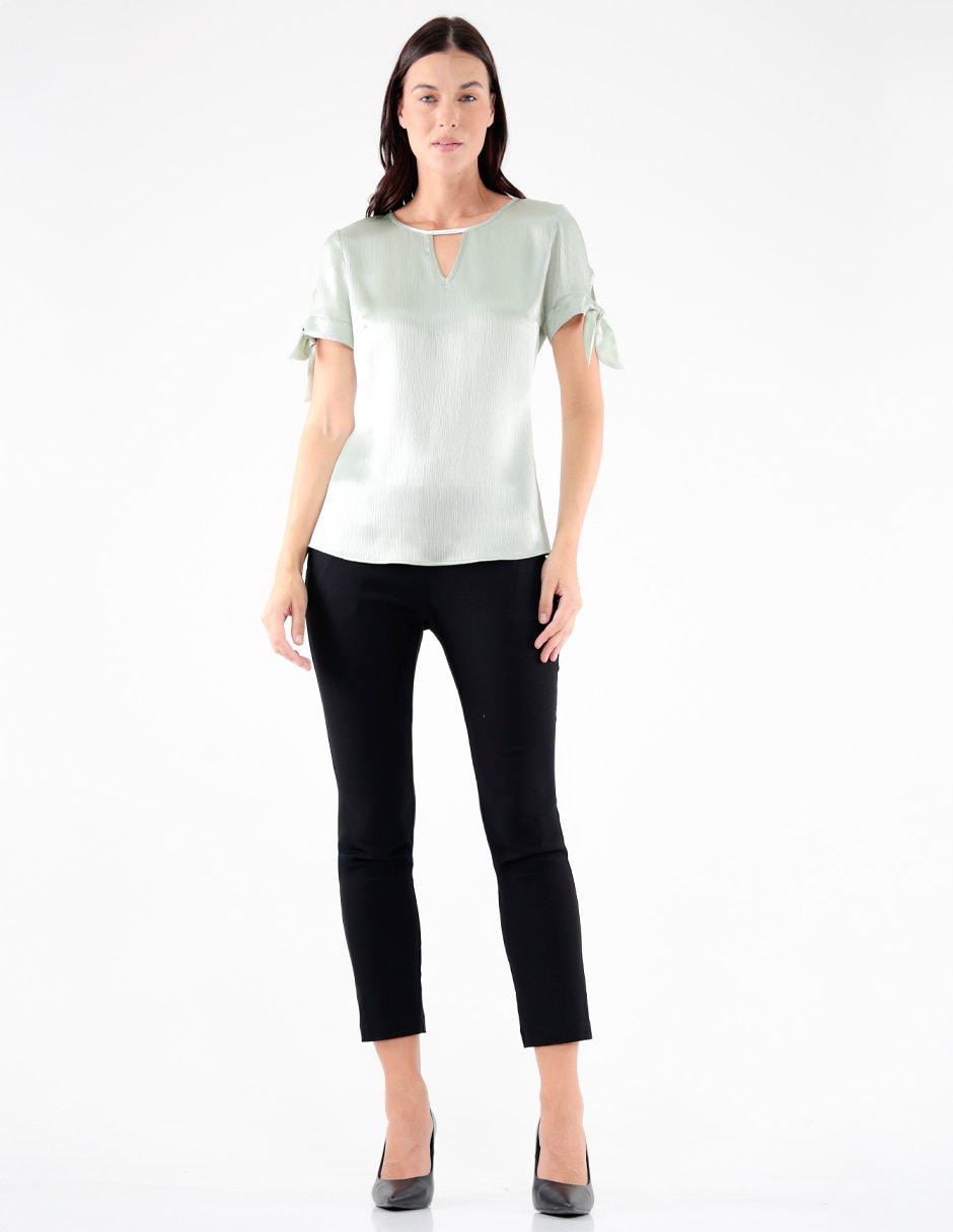 Blusa manga corta para mujer 3