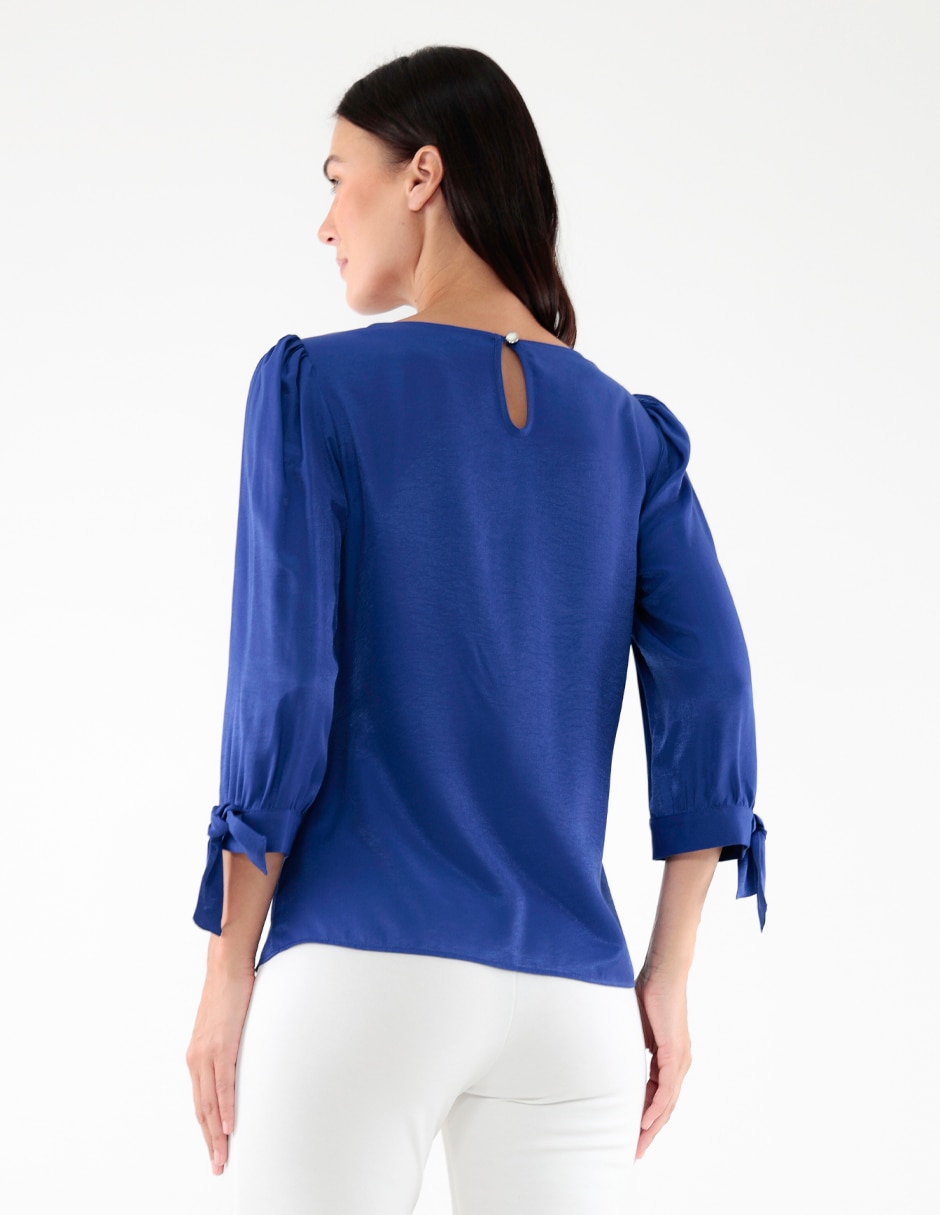Blusa manga larga para mujer