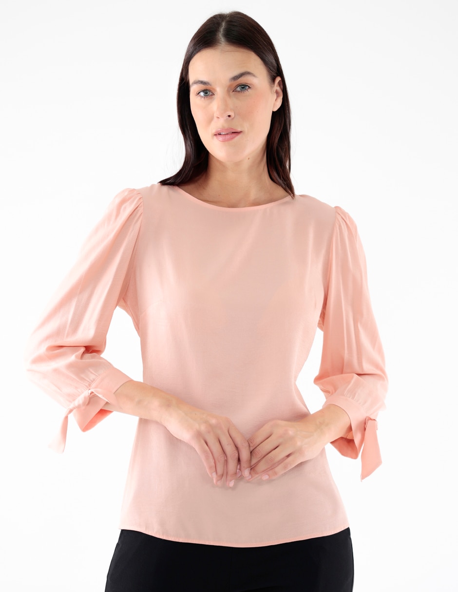 Blusa manga larga para mujer
