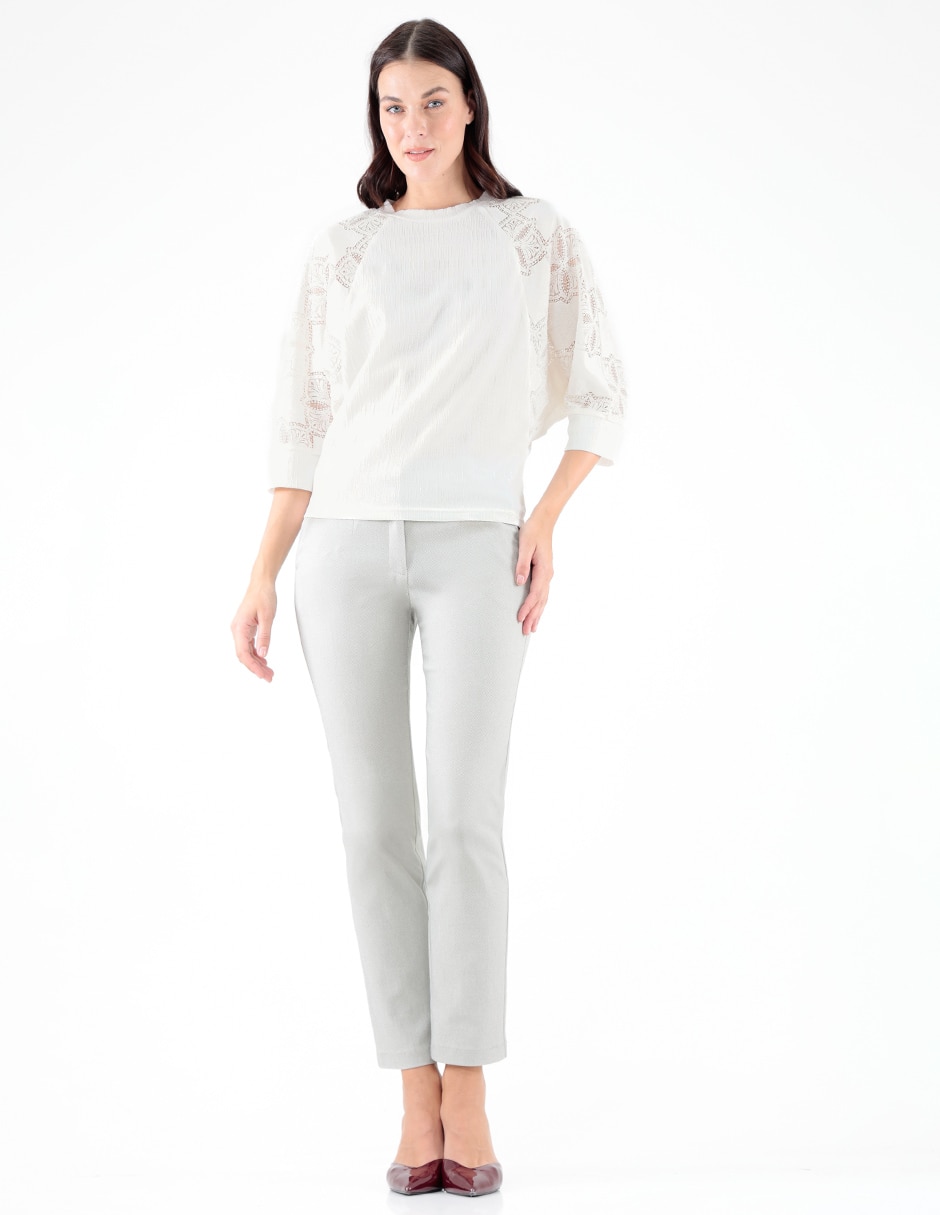 Blusa manga larga para mujer 3