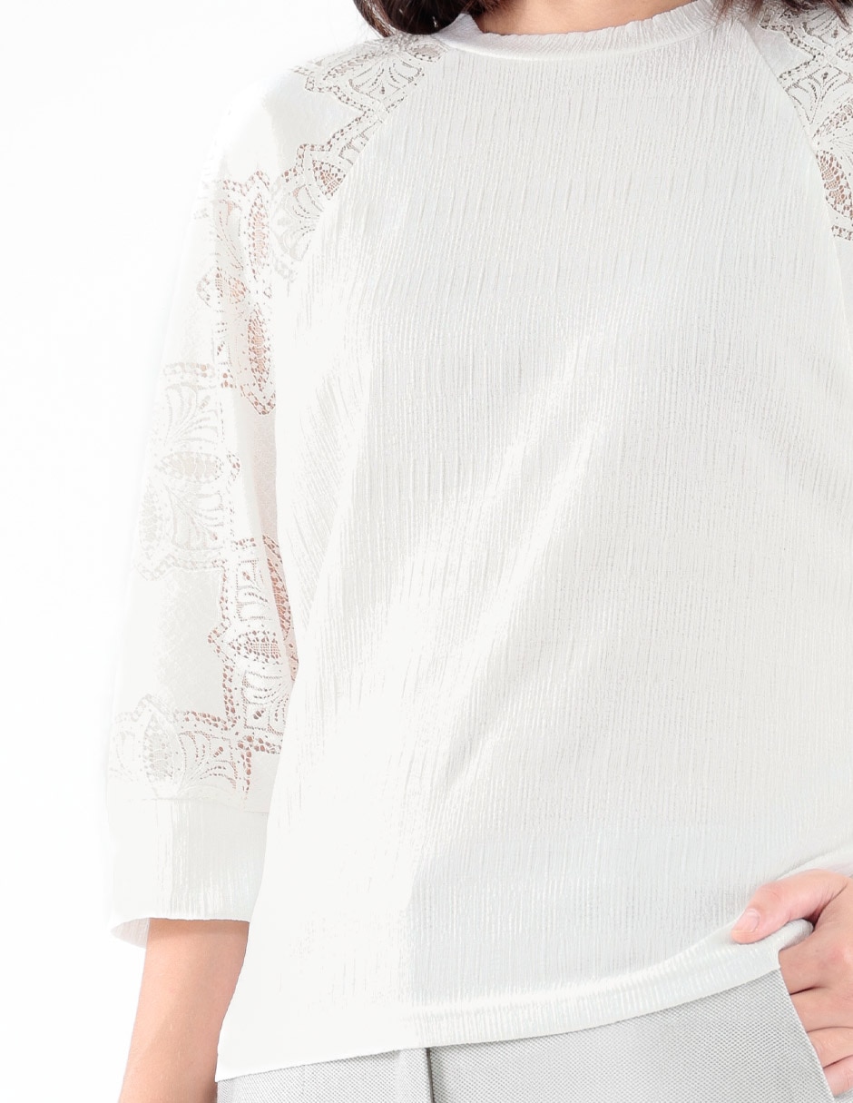 Blusa manga larga para mujer 4