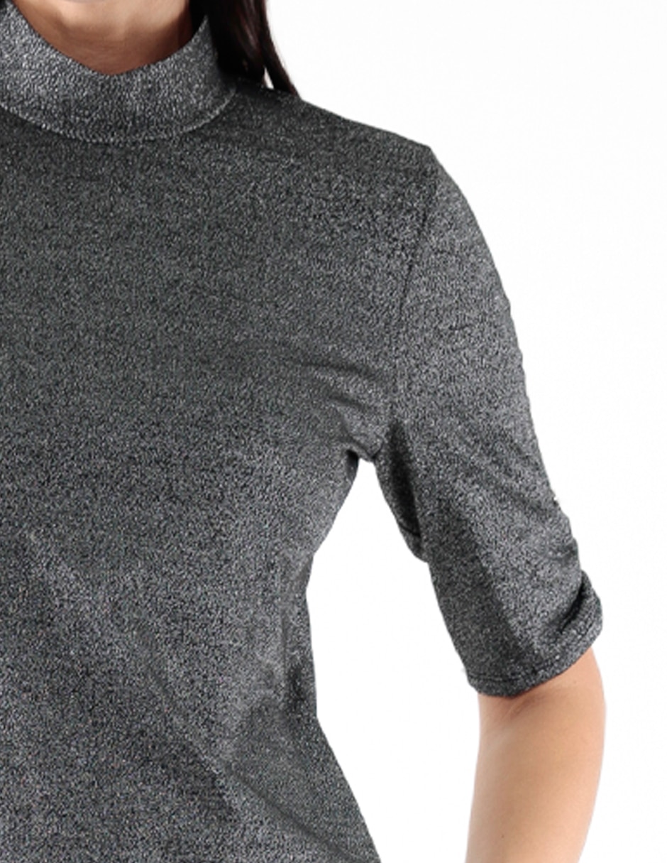 Blusa manga al codo para mujer 4
