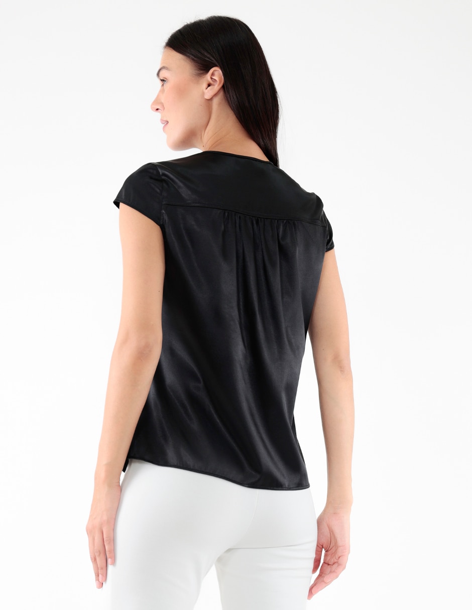 Blusa manga corta para mujer 2