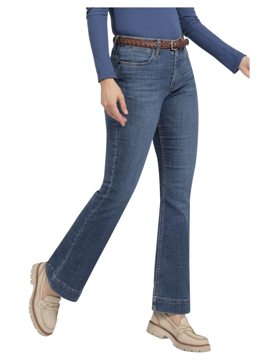 Jeans flare 112358420 para mujer 2