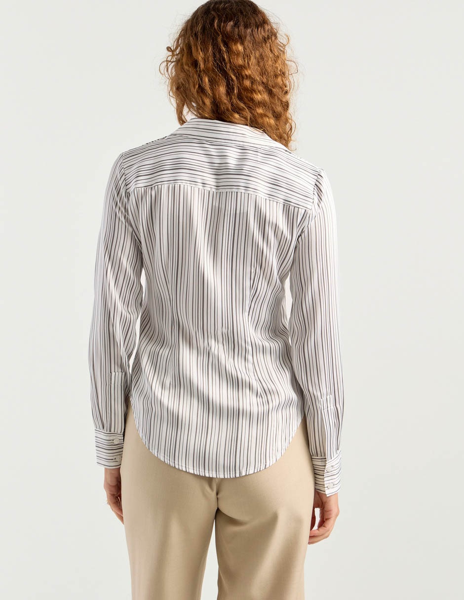 Blusa Liz& manga larga para mujer 6
