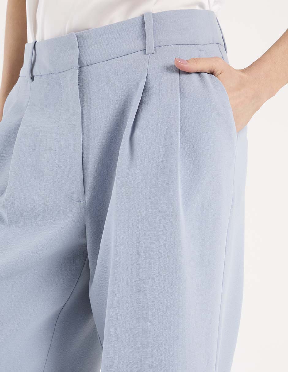 Pantalón de vestir straight para mujer 4