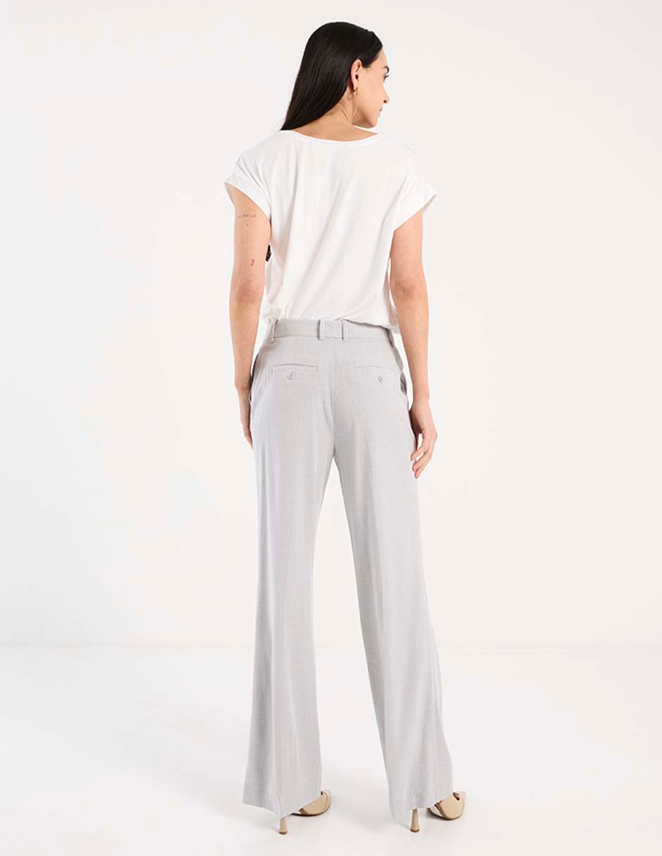 Pantalón acampanado amplio para mujer 2