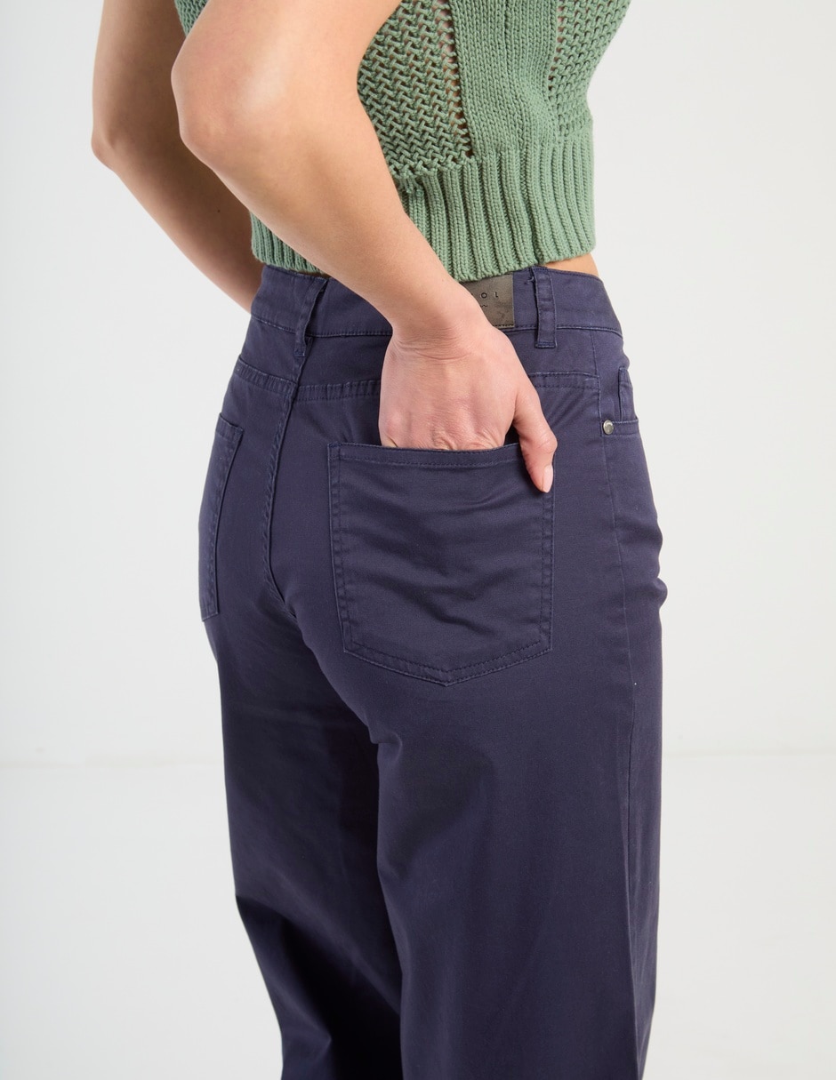 Pantalón relaxed wide leg para mujer 5