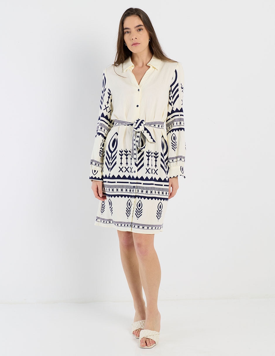 Vestido arriba de la rodilla casual para mujer 2