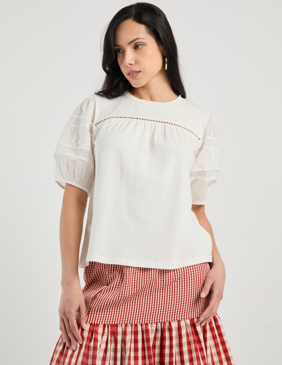 Blusa manga corta para mujer Blusa manga corta para mujer