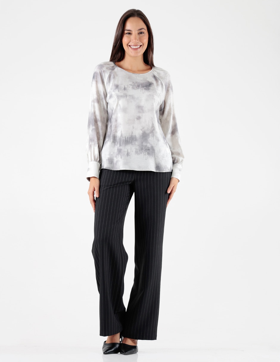 Blusa manga larga para mujer 3