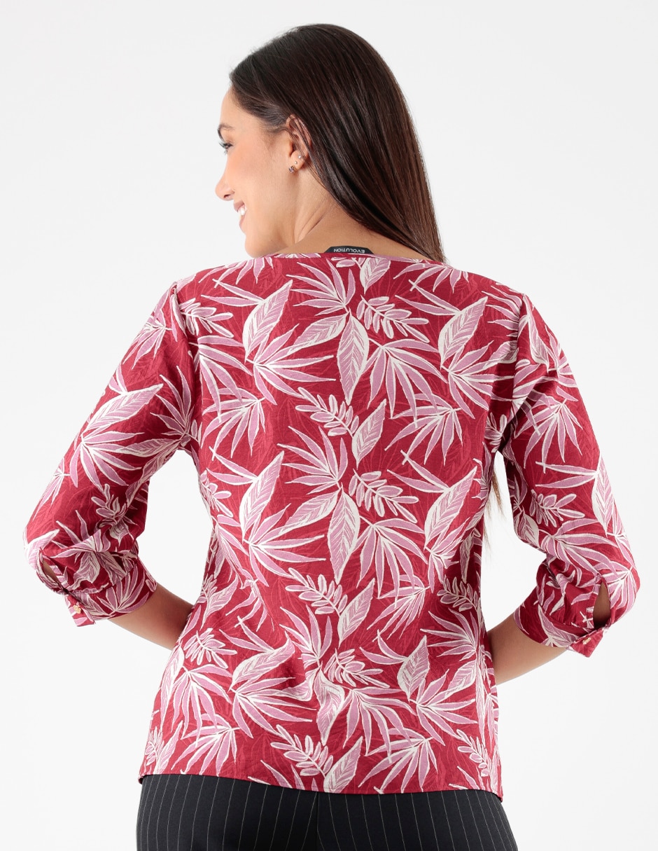 Blusa manga 3/4 para mujer 2