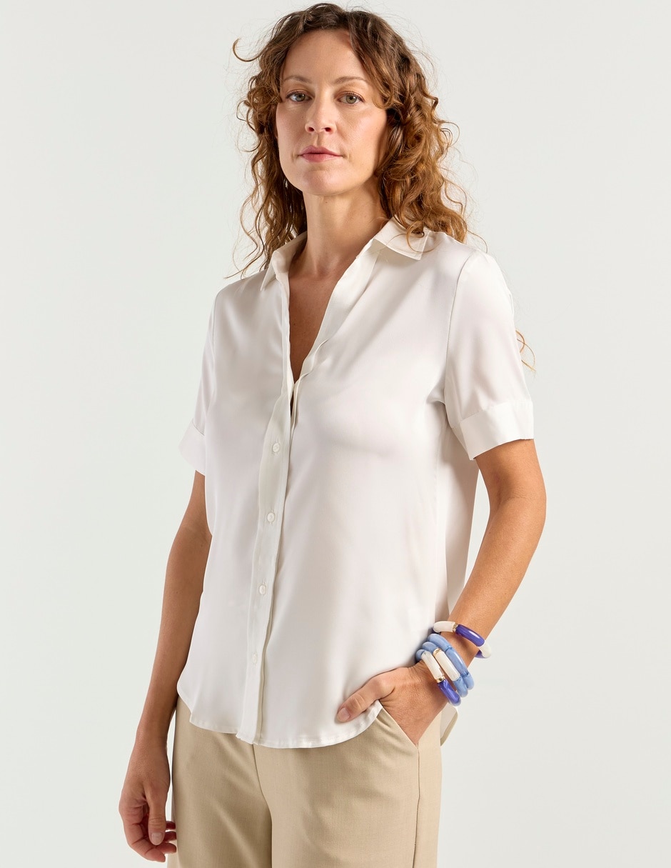 Blusa manga corta para mujer 2
