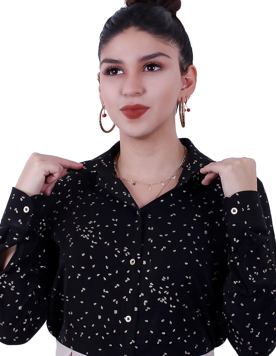 Blusa manga larga para mujer 4