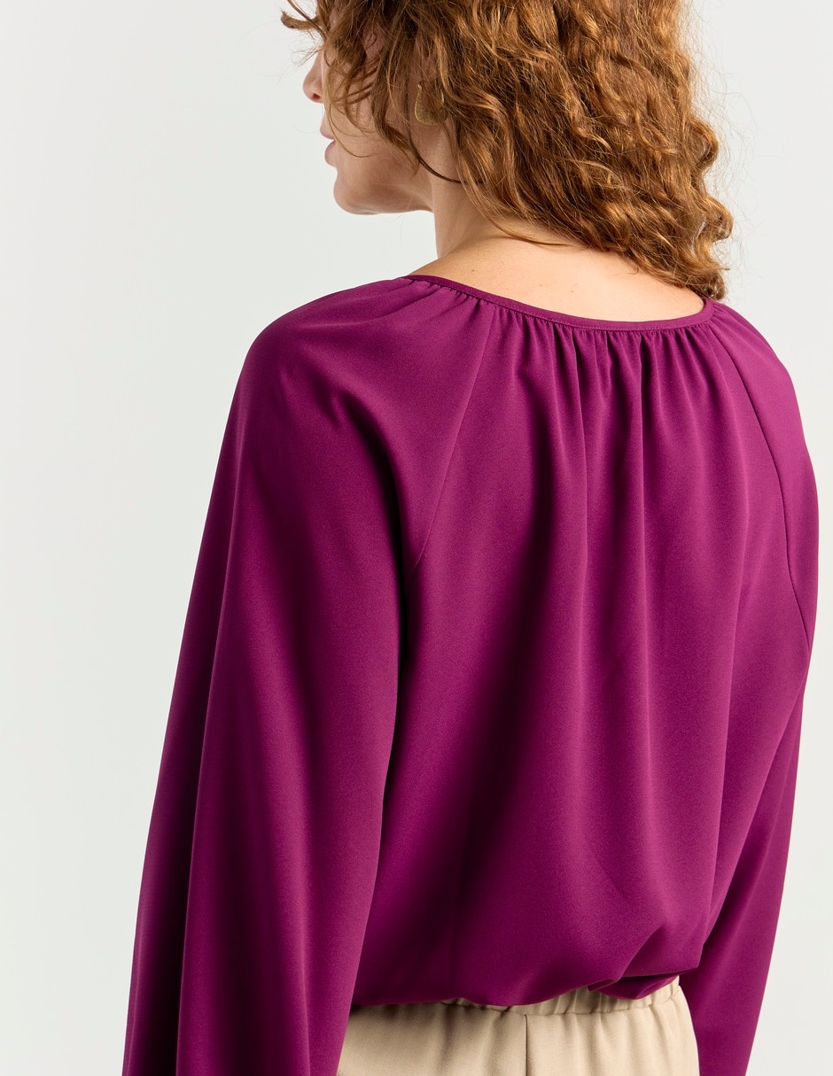 Blusa Liz& manga larga para mujer 5