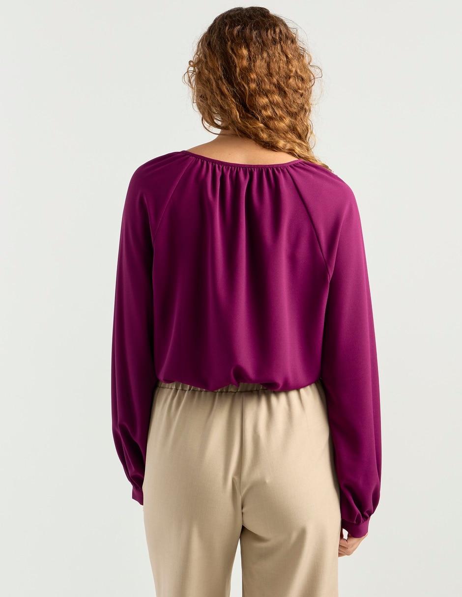 Blusa Liz& manga larga para mujer 6