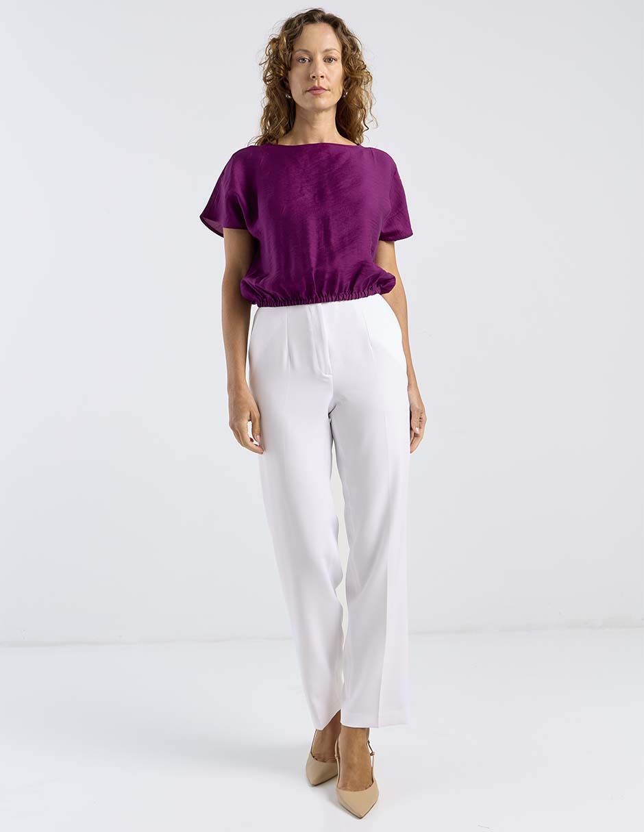 Blusa Liz& manga corta para mujer 3