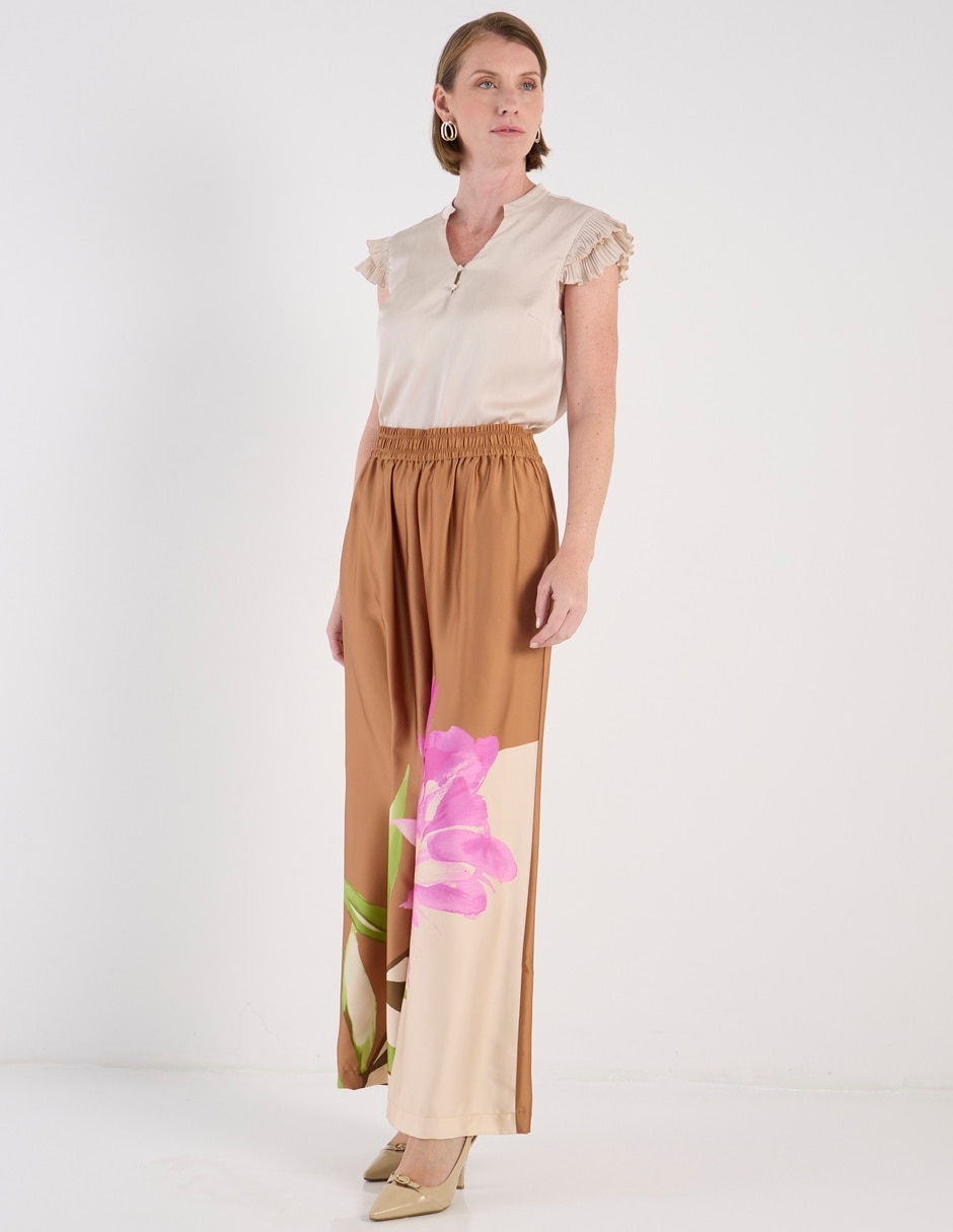Pantalón relaxed amplio para mujer 2