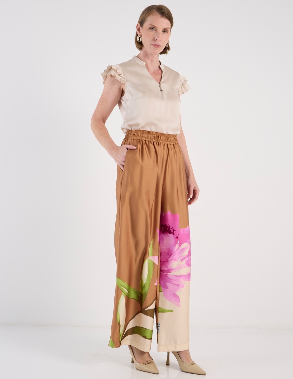 Pantalón relaxed amplio para mujer 3