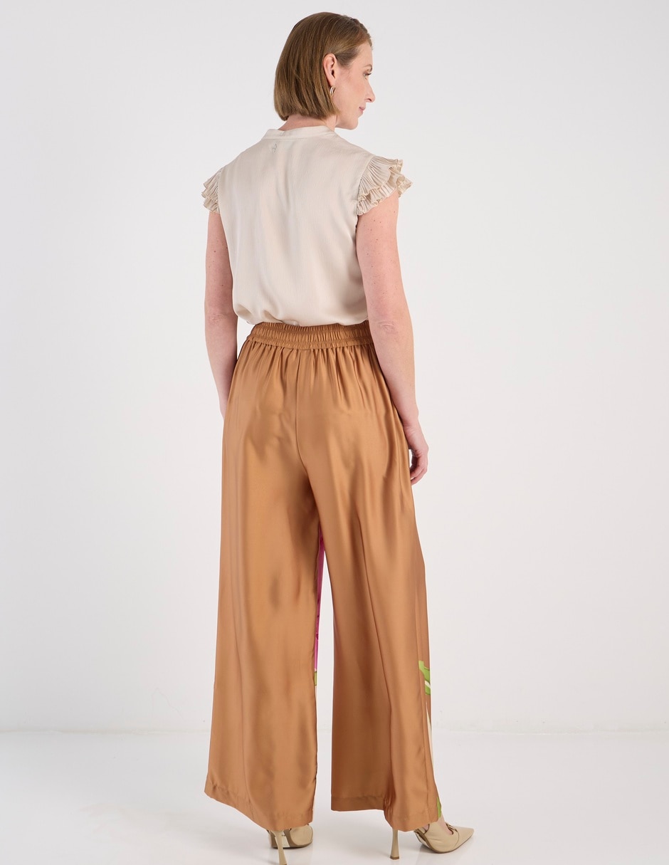Pantalón relaxed amplio para mujer 6