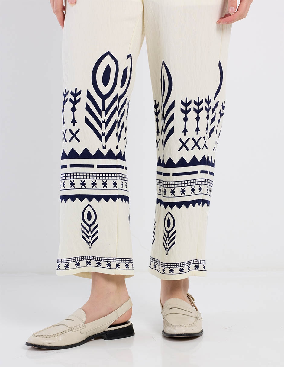Pantalón easy pant palazzo para mujer 5