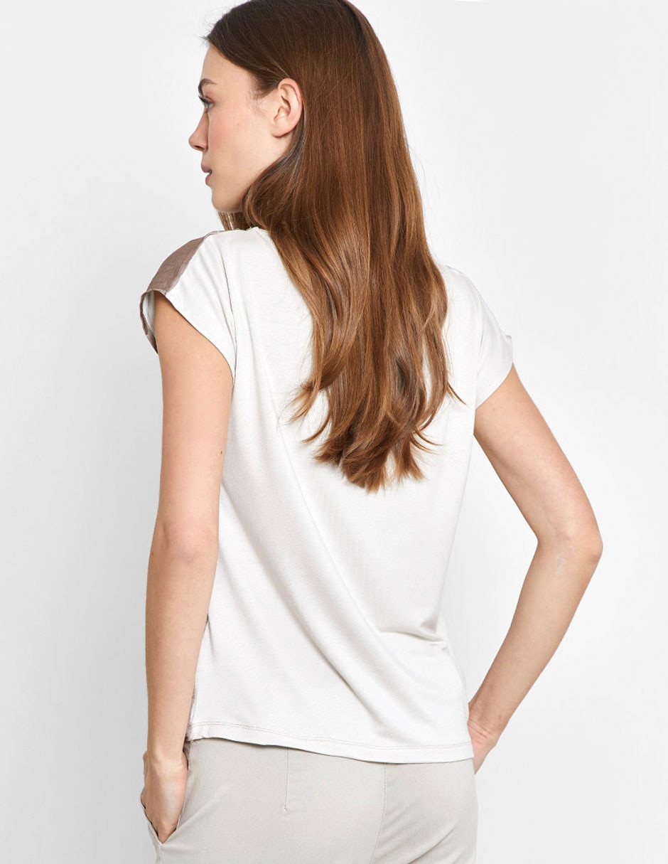 Blusa manga corta para mujer 2