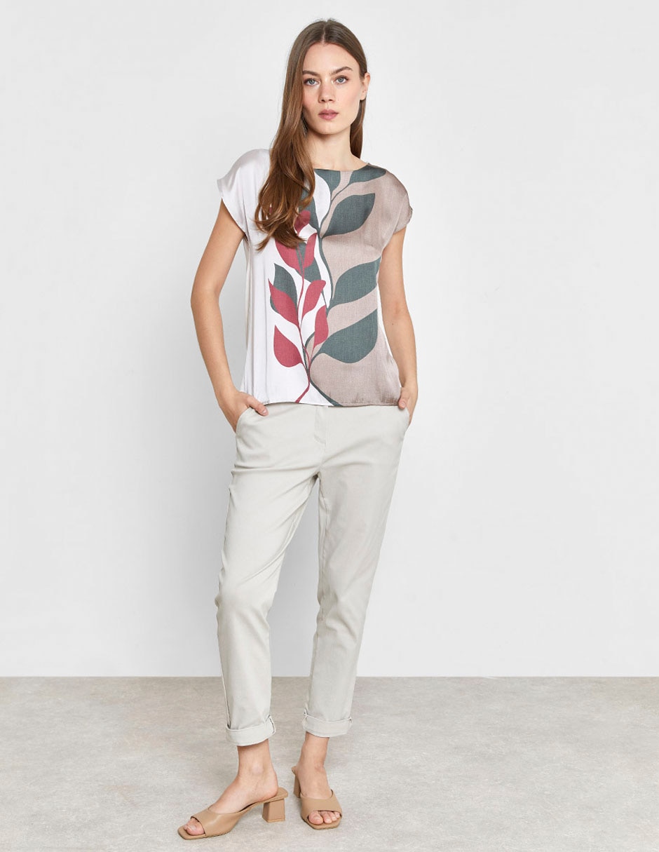 Blusa manga corta para mujer 3