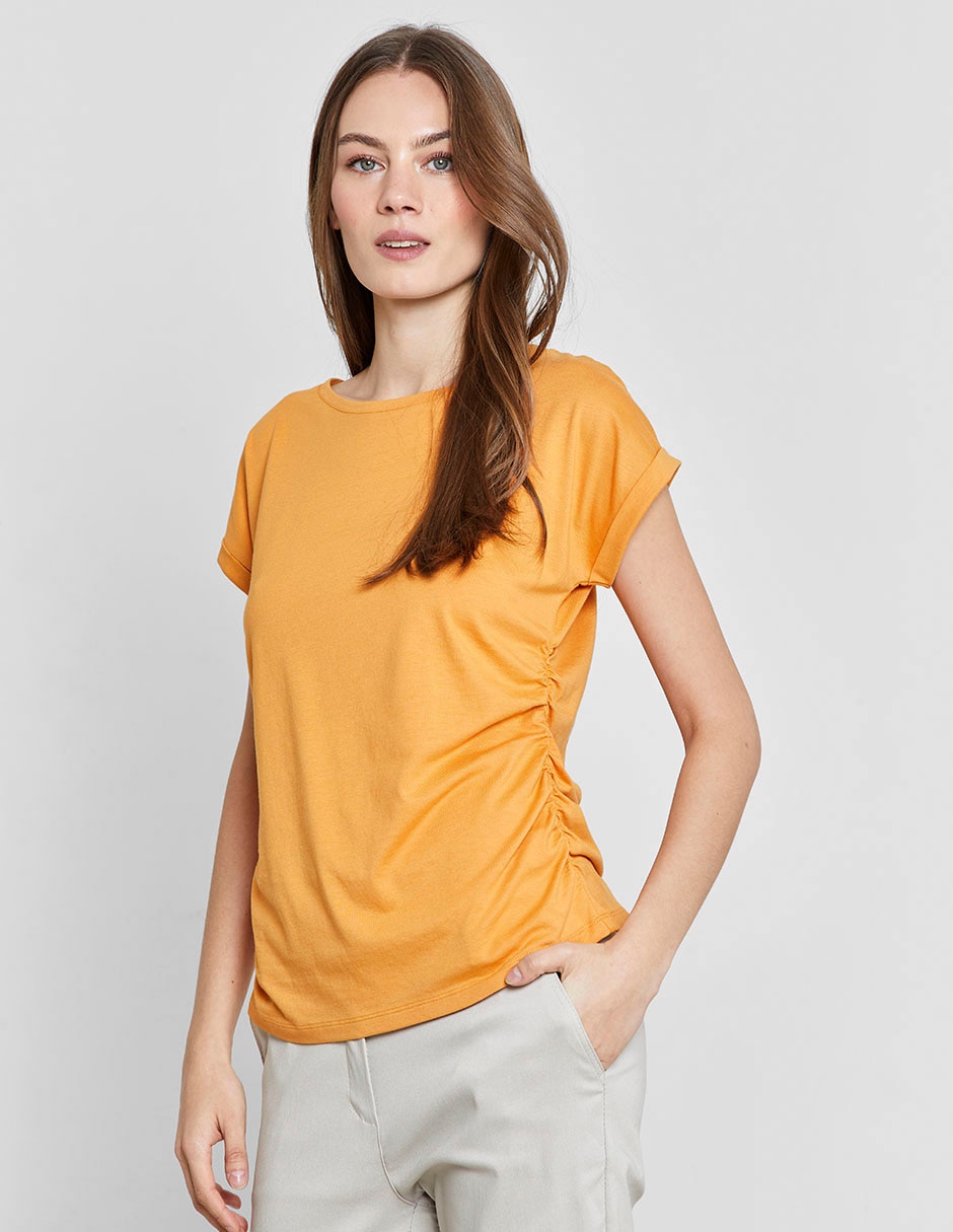 Playera manga corta cuello redondo para mujer Playera manga corta cuello redondo para mujer