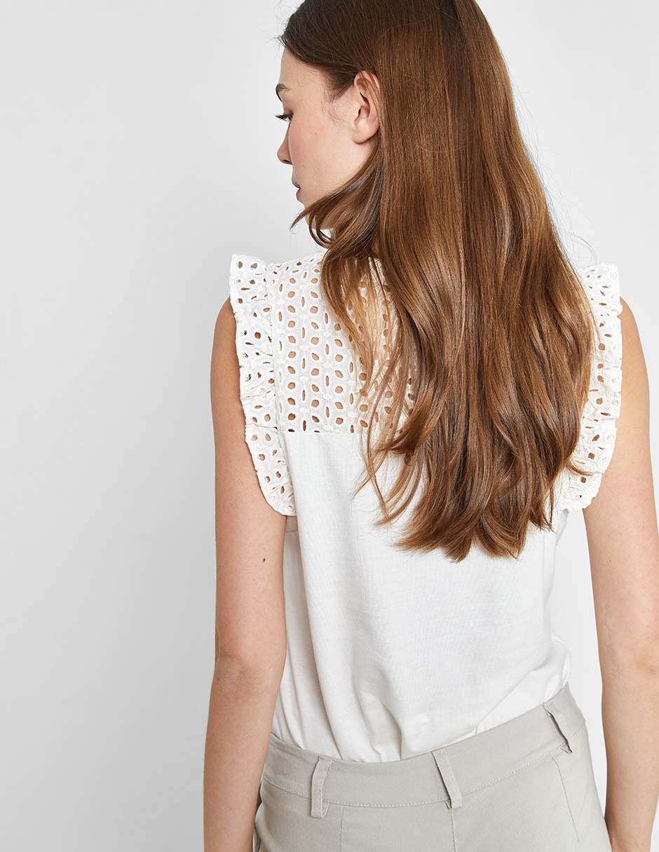 Blusa manga corta para mujer 2