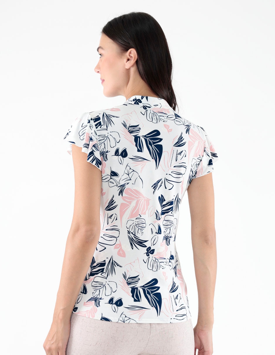 Blusa manga corta para mujer 2