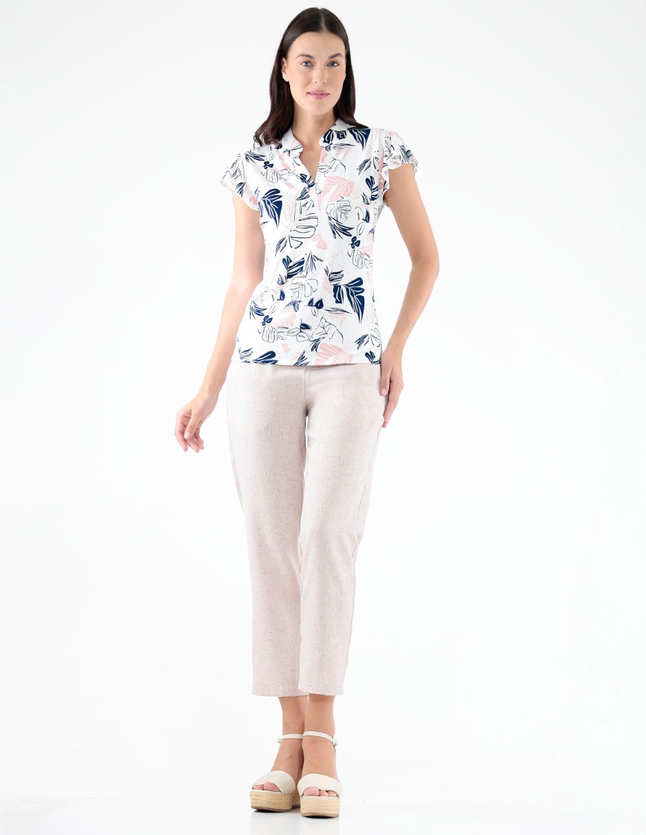 Blusa manga corta para mujer 3