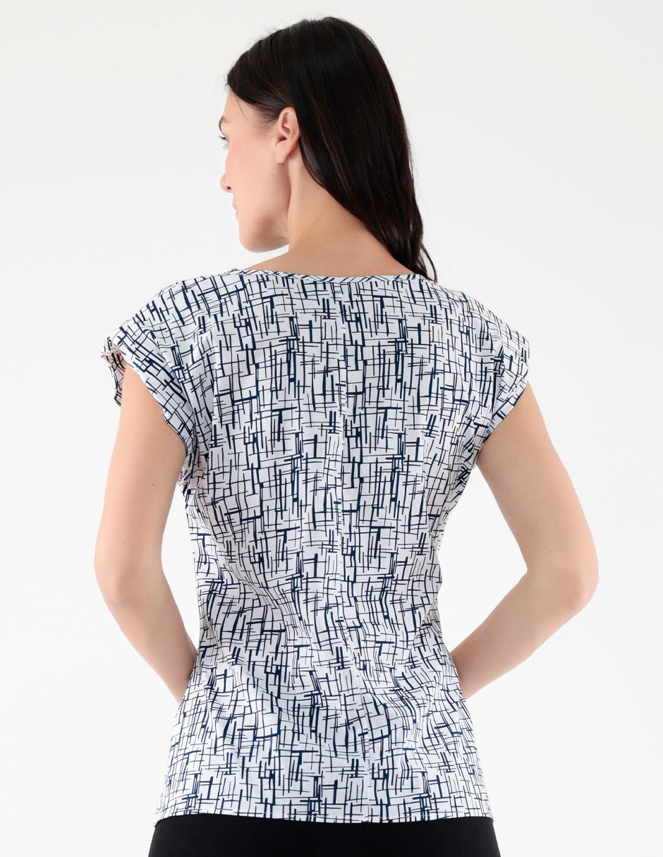 Blusa manga corta para mujer 2