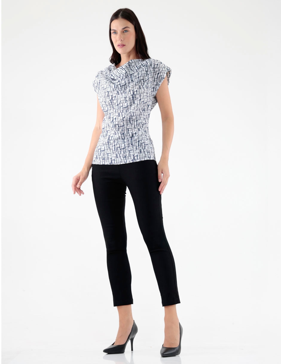 Blusa manga corta para mujer 3