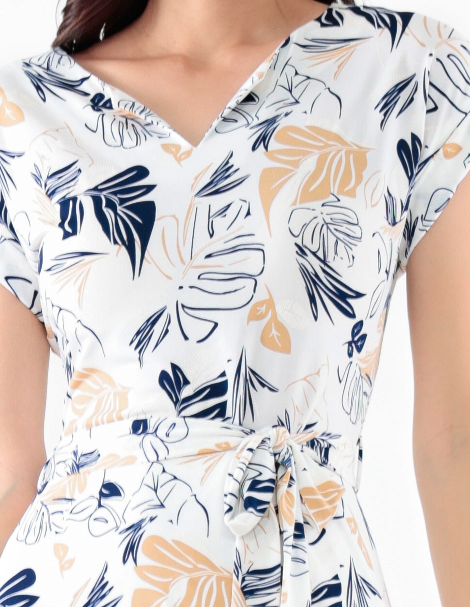 Vestido a la rodilla casual para mujer 4