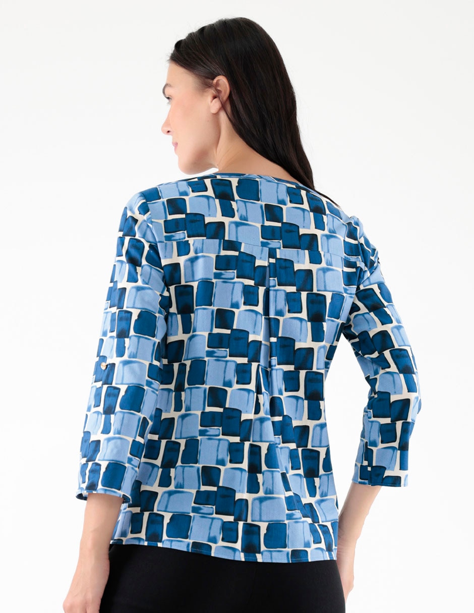 Blusa manga 3/4 para mujer 2